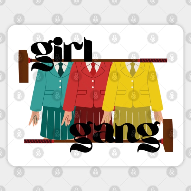Girl Gang Sticker by moonbunnymedia